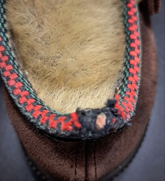 Vintage Rare Find Genuine Reindeer Fur Boots  Size 5 (34) - Picture 10 of 12
